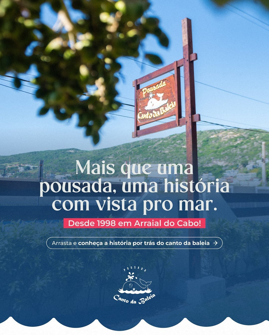 Vista da Pousada Canto da Baleia